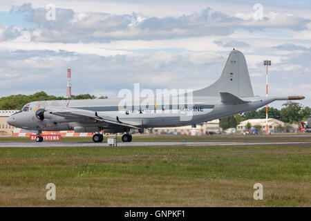 Marina militare tedesco (Deutsche Marine) Lockheed P-3C Orion il pattugliamento marittimo e di aeromobili di sorveglianza. Foto Stock