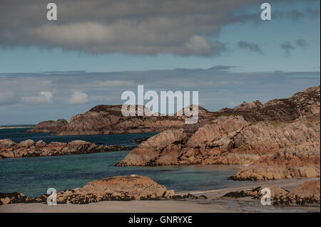 Tobermory, UK, costa dell'isola di Mull in Scozia Foto Stock