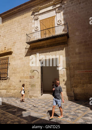 Il Museo di Picasso, Palacio Condes de Buenavista, Malaga, Costa del Sol, Andalusia Spagna. Europa Foto Stock