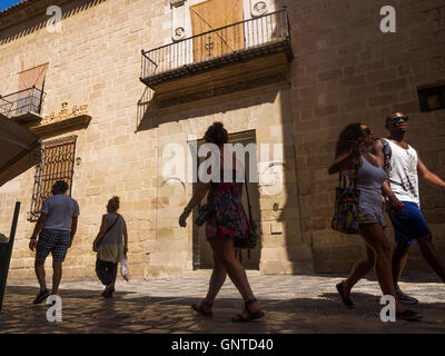 Il Museo di Picasso, Palacio Condes de Buenavista, Malaga, Costa del Sol, Andalusia Spagna. Europa Foto Stock