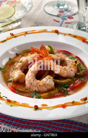 Gamberetti Veracruz Foto Stock