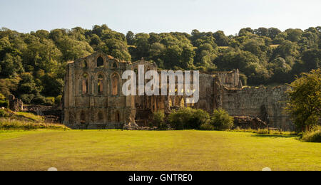 Rievaulx Abbey nel North Yorkshire, Inghilterra Foto Stock