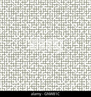 Seamless quadrato irregolare texture griglia, per gli sfondi, superfici, ecc. Illustrazione Vettoriale