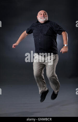 Alexei Sayle David, l'inglese stand-up comedian, attore e autore, a Edinburgh International Book Festival. Edimburgo, Scozia. 14 Agosto 2016 Foto Stock