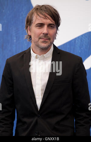 Venezia, Italia. Il 1 settembre 2016. Jens Harzer a Les Beaux Jours d'Aranjuez (le belle giornate di Aranjuez) film photocall presso la 73rd Festival del Cinema di Venezia, Sala Grande giovedì 1 settembre 2016, Venezia Lido, Italia. Credito: Doreen Kennedy/Alamy Live News Foto Stock