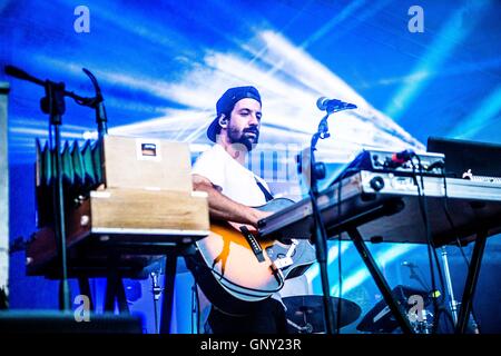 Milano, Italia. 01 Sep, 2016. Il locatore si esibisce dal vivo presso il Circolo Magnolia di Milano, Italia, il 01 settembre 2016 Credit: Mairo Cinquetti/Alamy Live News Foto Stock