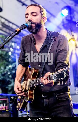 Milano, Italia. 01 Sep, 2016. Domenica mattina si esibisce dal vivo presso il Circolo Magnolia di Milano, Italia, il 01 settembre 2016 Credit: Mairo Cinquetti/Alamy Live News Foto Stock