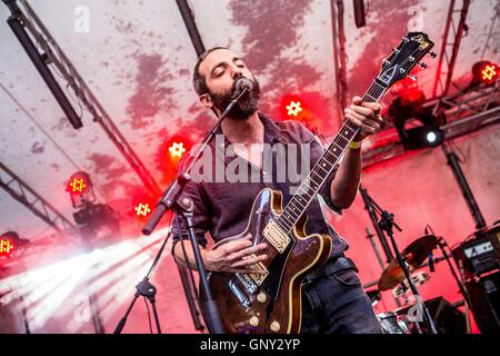 Milano, Italia. 01 Sep, 2016. Domenica mattina si esibisce dal vivo presso il Circolo Magnolia di Milano, Italia, il 01 settembre 2016 Credit: Mairo Cinquetti/Alamy Live News Foto Stock