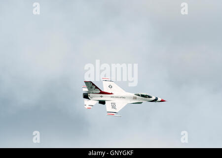 Chicago Air & Water Show 2016. United States Air Force Thunderbirds Foto Stock