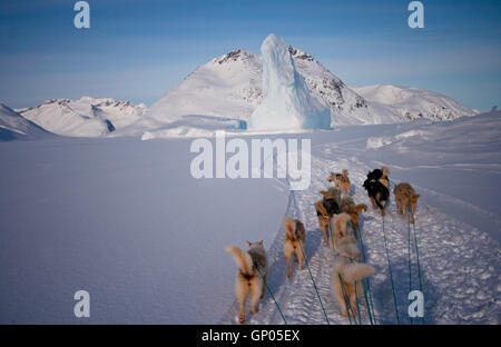 Kulusuk. La Groenlandia. Foto Stock