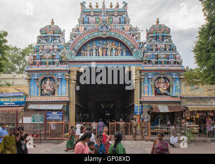 Ingresso facciata di Nagara Mandapam. Foto Stock