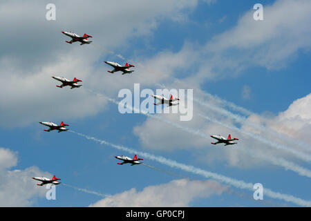 Bagno turco stelle che arrivano per la Royal Netherlands Air Force giorni nel 2009. Foto Stock