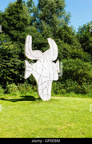 "I pesci' una scultura di Picasso nel Parco di Vondel Amsterdam Foto Stock