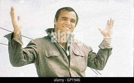 Burt Reynolds Als Morrison (Burt Reynolds) endlich den Schatz finden, wird sein Traum vom Reichtum durch eine eifersuechtige Frau zerstoert ... *** Caption locale *** 1968, Impasse, Auf Der Jagd Nach Dem Verlorenen Gold Foto Stock