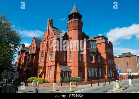 Kingsland Bridge Mansions, Murivance, Shrewsbury, Shropshire, Inghilterra, Regno Unito. Foto Stock