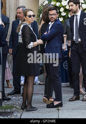 Il funerale della Contessa Marta Marzotto con: Ospiti Dove: Milano, Italia Quando: 01 Ago 2016 Credit: IPA/WENN.com * * disponibile solo per la pubblicazione in UK, USA, Germania, Austria, Svizzera** Foto Stock