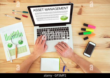 Gestione degli asset Foto Stock