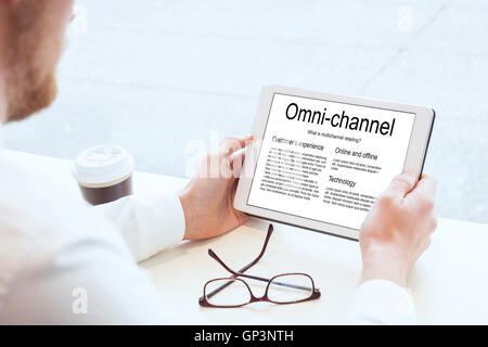 Marketing omnichannel Foto Stock