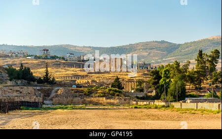 La città romana di Gerasa - Giordania Foto Stock