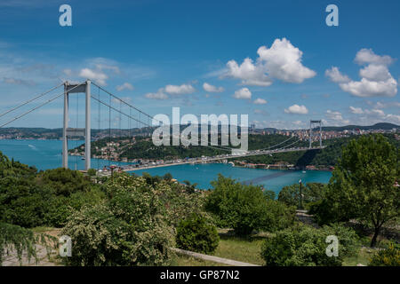 Secondo Ponte sul Bosforo(FSM) a Istanbul, Turchia Foto Stock