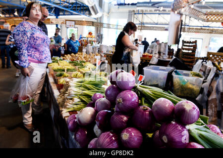 Porto vecchio mercato, Quebec, Canada Foto Stock