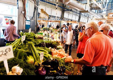 Porto vecchio mercato, Quebec, Canada Foto Stock