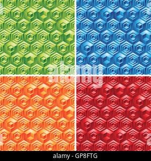 Geometrica coloratissimi sfondi divertenti Illustrazione Vettoriale