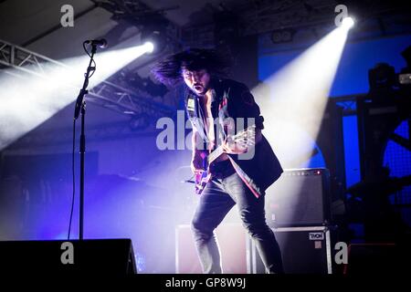 Segrate milano, Italia 2 settembre 2016 Ministri eseguire live al Circolo Magnolia Credito: Roberto Finizio/ Alamy Live News Foto Stock