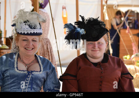 Sacramento, California, Stati Uniti d'America. Il 3 settembre 2016. Re-enactors durante il Gold Rush giorni in Old Sacramento. Il festival si svolge attraverso il weekend della Festa del lavoro ogni anno Credito: AlessandraRC/Alamy Live News Foto Stock