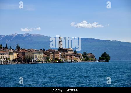 Salo, Lago di Garda, provincia di Brescia, Lombardia, Italia Foto Stock