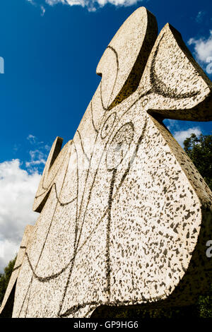 "I pesci' una scultura di Picasso nel Parco di Vondel Amsterdam Foto Stock