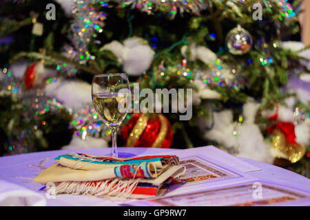 Jewish la preghiera del mattino typhlitis cerimonia ebraica uomo Foto Stock