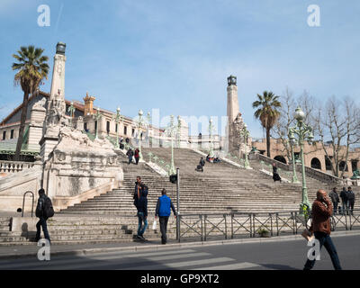 Scale di Gare de Marseille Saint-Charles Foto Stock