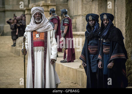 Ben-Hur è un imminente storico americano film epico diretto da Timur Bekmambetov e scritto da Keith R. Clarke e John Ridley. Questa fotografia è per il solo uso editoriale ed è il copyright del film company e/o il fotografo assegnato dal film o società di produzione e può essere riprodotto solo da pubblicazioni in congiunzione con la promozione del film di cui sopra. Un credito per il film company è richiesto. Il fotografo deve anche essere accreditato quando noto. Foto Stock