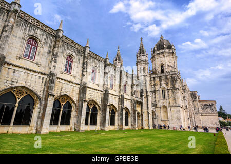 Monastero dos Jeronimos, Lisbona, Portogallo Foto Stock