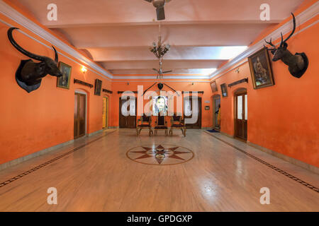 Interno del palazzo bastar, Chhattisgarh, India, Asia Foto Stock