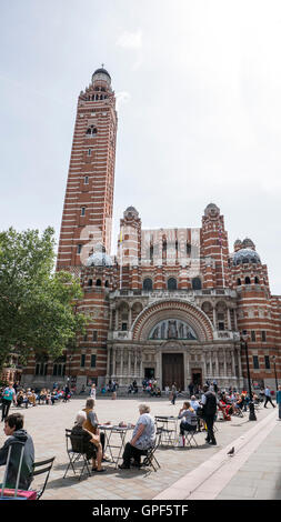 Cattedrale di Westminster Victoria Street London Foto Stock