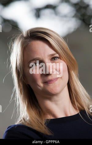 Charlotte McDonald-Gibson, Custode corrispondente, al Edinburgh International Book Festival. Edimburgo, Scozia. 20 Agosto 2016 Foto Stock