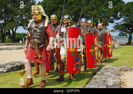 Evento romano di Segontium, Caernarfon, Foto Stock