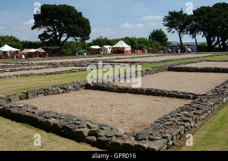 Evento romano di Segontium, Caernarfon, Foto Stock