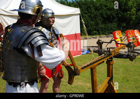 Evento romano di Segontium, Caernarfon, Foto Stock