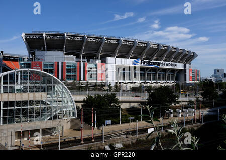 Primo stadio di energia in Cleveland Ohio Foto Stock