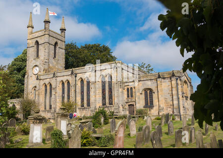 Chiesa di Santa Maria in Belford, Northumberland - early gotico inglese risalente al 1200 Foto Stock