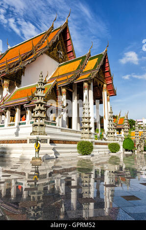 Bangkok (Thailandia) antico tempio buddista Foto Stock