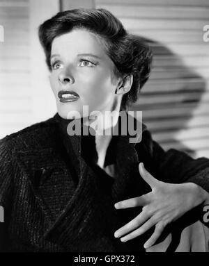 KATHERINE HEPBURN (1907-2003) US attrice cinematografica in pubblicità ancora per 1935 RKO film Sylvia Scarlett Foto Stock