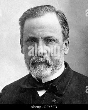 Louis Pasteur ritratto fotografico Foto Stock