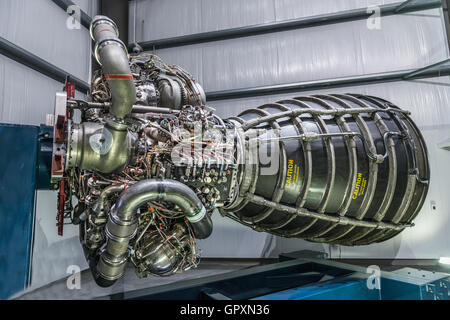 Motore a razzo esposti Foto Stock