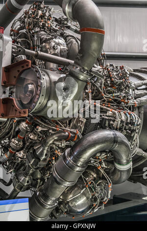 Motore a razzo esposti Foto Stock