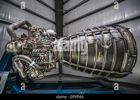 Motore a razzo esposti Foto Stock