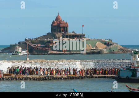 Swami Vivekananda Rock Memorial Foto Stock